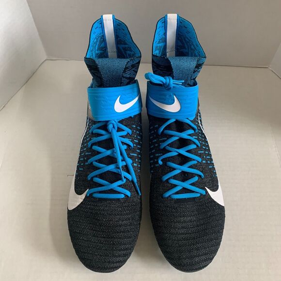 Nike Men's Size 15 Alpha Menace Elite 2 Flyknit Football Cleats Black BV2077-007 - Picture 3 of 16